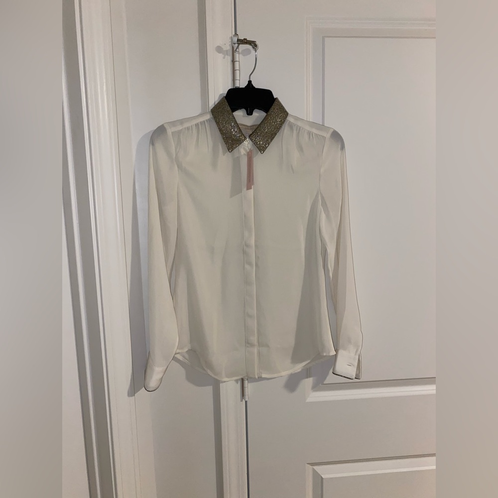 NWT Banana Republic xxs petite button down